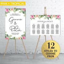 Details About The Wedding Bundle No 1 Wedding Welcome Sign Seating Chart