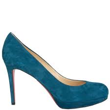 Christian Louboutin New Simple Suede Round Toe Pumps