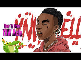 He first got his buzz from no chorus pt. How To Draw Ynw Melly Step By Step Myhobbyclass Com Learn Drawing Painting And Have Fun With Art And Craft