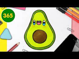 Portail des communes de france : Comment Dessiner Un Avocade Kawaii Dessins Kawaii Faciles Apprenez A Dessiner Des Fruits Kawaii