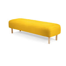 How tight the string is: Jonah Upholstered Bench In Dandelion Yellow Made Com Upholstered Bench Yellow Bedding Dandelion Yellow