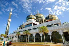 A grand structure made of steel, glass and crystal. The Crystal Mosque Or Masjid Kristal Is A Mosque In Kuala Terengganu Stock Photo Picture And Royalty Free Image Image 39860380
