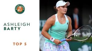 • aussie tennis player • cricket • golf • richmond tigers • dog lady • coffee lover • 🎾🏏⛳️🐯🐶☕️ 👩🏼💻 : Ashleigh Barty Top 5 Roland Garros 2018 Youtube