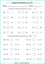 Click the topics in blue, more topics coming soon. Comparing Numbers And Ordering Numbers Printable Math Worksheets For Math Grades 1 To 4