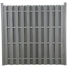 Windschutz Lamellenzaun Wpc Sichtschutzelement Gartenzaun Anthrazit Set Bohlen Ebay In 2020 Windschutz Sichtschutzelemente Zaun