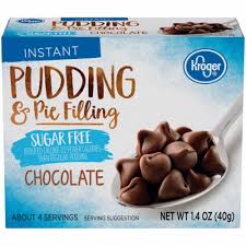 But don't stress too much, as the clumps will dissolve once heated. Kroger Instant Sugar Free Chocolate Pudding Pie Filling 1 4 Oz Kroger