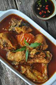 Ayam Asam Pedas Malaysian Cuisine Food Recipes