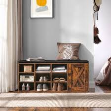 With the right plans, materials, and equipment, you can construct a wooden shoe rack for shoes, as shown here. Front Entrance Shoe Rack Wayfair