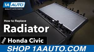 How To Replace Radiator 06 11 Honda Civic Youtube