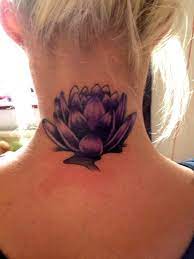 201 Back Of Neck Tattoos For Men And Women Designs And Ideas 2021 Neck Tattoo Purple Lotus Tattoo Back Of Neck Tattoo