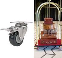 1.5 Inch Caster Wheels, Stainless Steel Universal Wheels Chair Casters  Small Wheels for Cart 30kg Loading Capacity Wheels for Pallets, Trolleys,  and ...
