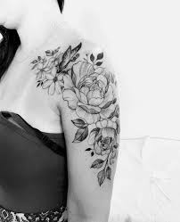 Sunflower is the symbol of divine. Tattoos On The Shoulder Woman Floral Theme The Best Of 2021