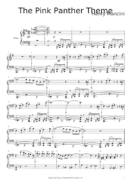 Panic At The Disco The Ballad Of Mona Lisa Chords Image Result For Pink Panther Theme Song Piano
