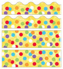 Confetti Printable Borders Set Printable Border Confetti Classroom Theme Birthday Bulletin