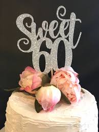 Decoration 60th Birthday Party Theme Ideas For Mom 60th Birthday Happy Birthday Cake Topper Birthday Etsy In 2020 Happy Birthday Cake Topper Birthday Cake Toppers Happy Birthday Cakes