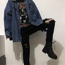 Pin By Mariya On Outfits Black Outfit Grunge E Girl Outfits Cute Grunge Outfits