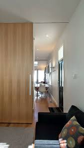 The size can be build up to 12 inches all and come in our famous veneers or laminates. Full Height Sliding Door Track