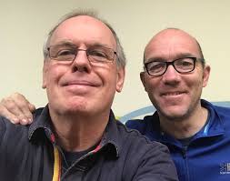 At last, Chris Kinley and I get together