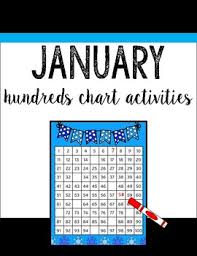 hundreds chart activities january winter