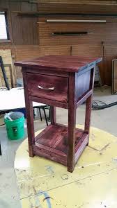 Bookcase with a hidden compartment. Mini Farmhouse Bedside Table W Hidden Compartment Ana White