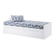 Brimnes Daybed Frame With 2 Drawers White Twin Ikea In 2020 Day Bed Frame Single Beds With Storage Ikea Sofa