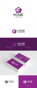 Home Renovation Logo Design Template Vector Logotype Laden Sie Es Hier Herunter Grafik Logo Template Logo Design Template