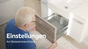 Scharniere Und Schubladen Einstellen Badezimmer Xxxlutz Youtube