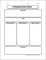 5 Paragraph Essay Graphic Organizer Paragraph Essay Essay Outline Persuasive Essays