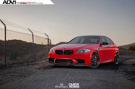 Satin Red Bmw F10 M5 By R1 Motorsports Gtspirit
