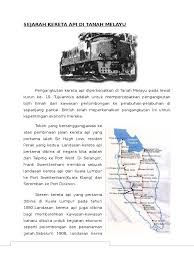 Doc kemelesetan ekonomi dunia 1929 1933 kesan terhadap sosioekonomi masyarakat di negeri perak nurul doc kemasukan buruh buruh dari negeri china dan india yang datang ke malaysia pada abad ke 19. Sejarah Keretapi Di Tanah Melayu