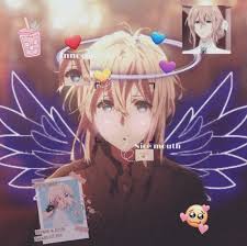 أفتار و تصميم فايوليت عشوائي تبي أفتار عطيني صورة الشخصية حتى لو كانت مو أنمي وبسوي لك anime art