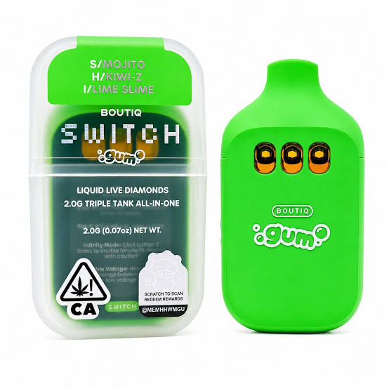 BOUTIQ SWITCH Gum cannabis product information
