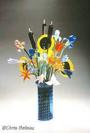 Your outdoor farmhouse decor will attract attention from birds and humans alike! Chris Belleau Belleau Art Glass