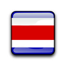 Costa Rica Flag Button Costa Rica Flag Flag Costa Rica