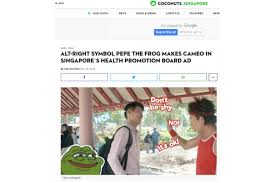 If you would like to request rights to post any of these on 4chan, reddit, tumblr, 9gag or any other social media platform or discussion board, please. Hpb Removes Potentially Offensive Pepe The Frog Meme From Its Video Singapore News Top Stories The Straits Times