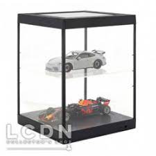 Maybe you would like to learn more about one of these? Display Case With Led Light House Dust Free Cabinet 1 6 With Shelves And Turning Table 44cm Black