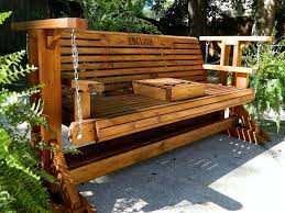 5ft Handmade Southern Style Glider Swing Patio Deck Yard Garden Porch Furniture Handmade Outdoor Glider Patio Glider Porch Furniture