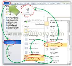 Cara Mengeprint Dokumen Ms Word Sesuai Dengan Ukuran Kertas Cara Aimyaya Cara Semua Cara