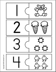 Fun educational game for toddlers of age 2.5 and up *** sort, match, classify and build by shape, pattern and color *** developed with certified child . Puzzles Number Picture Match 0 10 Pre K Primary Abcteach