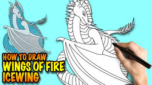 Drawing human figures is considered to be the most difficult for artists to do. How To Draw Icewing Wings Of Fire Easy Step By Step Drawing Lessons For Kids Youtube