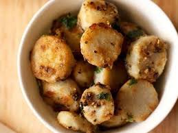 Arbi Fry Recipe Recipes Vegetable Side Dishes Fries