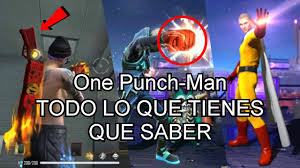 Players who place these items on their characters can unlock saitama's signature one. One Punch Man En Free Fire Youtube