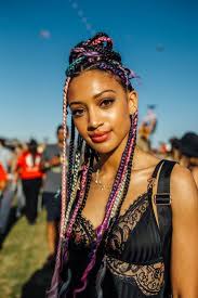 Here we have very casual braid hairstyles for kids that you can wear to any event. Rainbow Hair Is Everywhere At Coachella Hair Styles Braided Hairstyles Box Braids Hairstyles