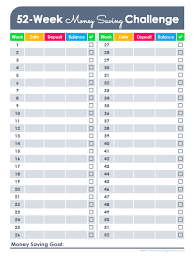 My Blank Version Of The 52 Week Money Challenge Perfect For People Who Live Outside T 52 Week Money Saving Challenge Money Saving Challenge Savings Challenge