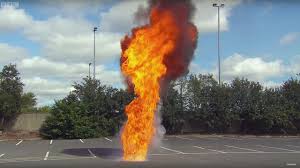 Do not try to carry the fire outside. Danger Throwing Water On Oil Fire Earth Lab Youtube