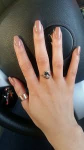 Matte Summer Medium Length Coffin Nails Nail And Manicure Trends All the nails are pink except for one.