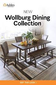 New Wollburg Dining Collection In 2021 Brown Dining Room Dining Dining Room Decor