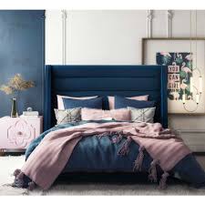 Check spelling or type a new query. Navy Blue Bed Decor Novocom Top