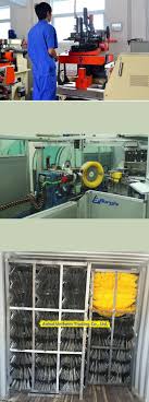 7 pushing machines zahoransky (production of vessel brushes, toothbrushes, hand brushes. China Anhui Uniform Trading Co Ltd Factory Production Line