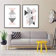 Decorate your walls in contemporary design with this piece of wall art. Minimalist Geometric Nordic Abstract Wall Art Canvas Prints Modern Art Nordicwallart Com